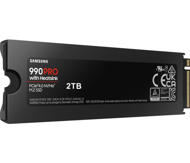 SAMSUNG 990 PRO 2TB z radiatorem PCIe 4.0 M.2 NVMe MZ-V9P2T0CW - 1135951 - zdjęcie 6